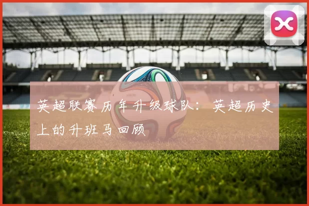 英超联赛历年升级球队：英超历史上的升班马回顾